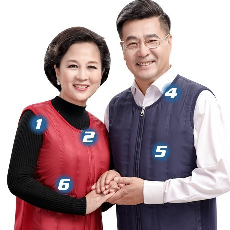 春节1加1：Bejirog 北极绒 B-2BE1A270BE 中老年羽绒马甲