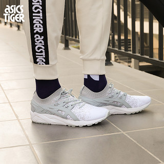 ASICS Tiger GEL-KAYANO TRAINER KNIT H804N 男女针织运动鞋 灰色/白色 40.5