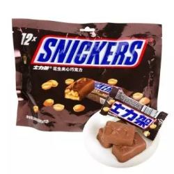 士力架 SNICKERS 士力架 花生夹心巧克力 240g