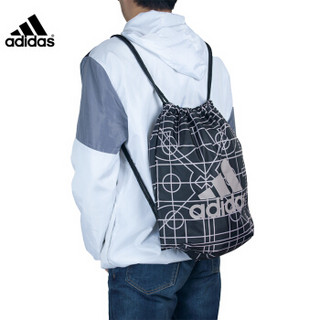 阿迪达斯（Adidas）男女款抽绳双肩背包 健身运动休闲背包 AY6028 如图花色