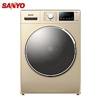 1日0点：SANYO  三洋  WF100BHI576SS 10公斤 洗烘一体机