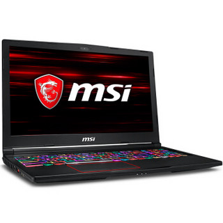 msi 微星 GE73-004CN 17.3英寸游戏本 (OLED、1920×1080、GTX1070 8G、16G、256GB+1T、i7-8750H)黑色