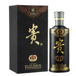 贵酒 年份系列 贵15 酱香型白酒 53度 500ml *2件+凑单品