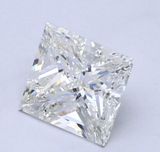 Blue Nile 1.00 克拉公主方形钻石（净度VS2/成色H/切割VG）