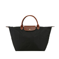 LONGCHAMP 龙骧 女包 新款中号纯色尼龙手提购物饺子包 L1623 089