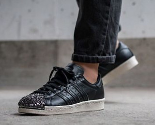 adidas 阿迪达斯 Superstar 80S系列 女款贝壳头板鞋