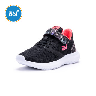 【361°n81913507童鞋】361° 女童运动跑步鞋 碳黑色 33【报价 价格