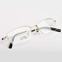 台湾Dr. Swan 天鹅博士 绅士睿智款商务近视眼镜架 都市白领光学镜框DS59006C01金色