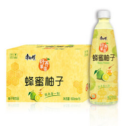 康师傅 蜂蜜柚子 风味果汁饮料 500ml*15瓶 箱装装