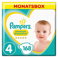 Pampers 帮宝适一级纸尿裤，Gr. 4 Maxi 适合体重8-16 kg， 月用装，1箱