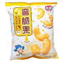 台湾进口乖乖弯脆果炼乳味52g非油炸玉米膨化零食 *22件