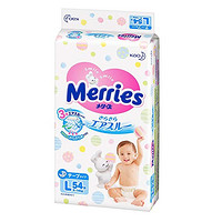 Merries 妙而舒 婴儿纸尿裤 L54片 *3件