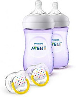 (跨境自营)(包税) AVENT 新安怡 奶瓶2件套 260ml*2 淡紫色