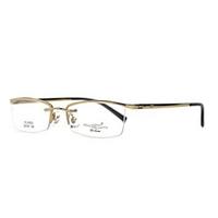 台湾Dr. Swan 天鹅博士 绅士睿智款商务近视眼镜架 都市白领光学镜框DS59003C01金色