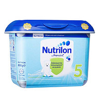 中亚Prime会员：Nutrilon 荷兰牛栏 儿童配方奶粉 5段 800g 安心罐 *2件