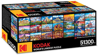 Kodak 柯达 世界上最大的拼图（51300片）