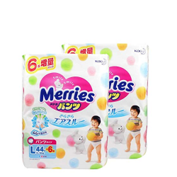 Merries 妙而舒 婴儿拉拉裤 增量装 L50片 2包装