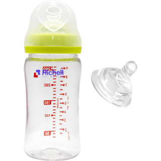 Richell 利其尔 Tritan宽口径奶瓶 320ml