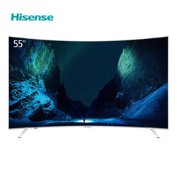 Hisense 海信 EC880UCQ 55英寸 4K 曲面液晶电视 