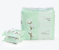 PurCotton 全棉时代纯棉柔巾卷 70片/包 12包/袋 *7件