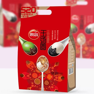 思念 玉汤圆 三合一团圆组合团圆装 520g