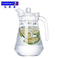 Luminarc 乐美雅 玻璃冷水壶 1.3L+ 水杯 360ml*4个