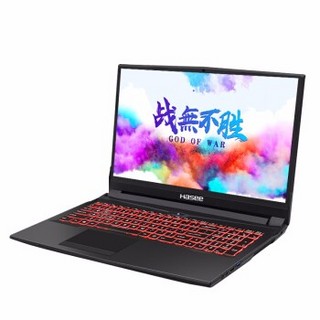 HASEE 神舟 战神 T7-CR7DA 16.1英寸游戏笔记本 （i7-8750H、8GB、512GB、GTX1060 6G、144Hz）