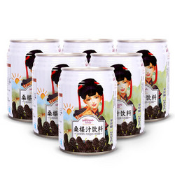 阳光味道 桑葚汁饮料 245mL*6罐