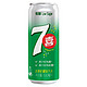 限地区：7-Up 7喜 低糖柠檬味汽水（细长罐）330ml*24罐