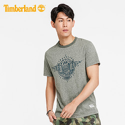 Timberland 添柏岚 男装印花短袖户外T恤 A1M1L