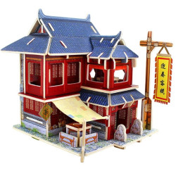 Robotime 若态 手工DIY小屋 F128 中国客栈（24款可选）