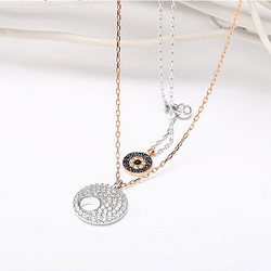 SWAROVSKI 施华洛世奇 Crystal Wishes Evil Eye 5272243 恶魔之眼二合一项链