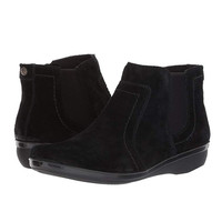 Clarks 女士 Everlay 女士真皮及踝短靴