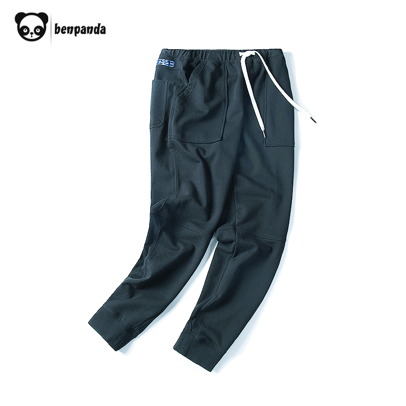 熊猫本 BEN.PANDA 春季休闲日系复古哈伦裤