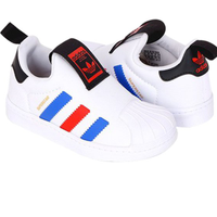 adidas kids 阿迪达斯 三叶草 BY9929 男小童秋冬白色经典鞋