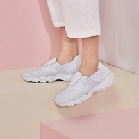 Skechers斯凯奇 时尚编织一脚套套脚休闲鞋 舒适缓震女鞋 透气女运动鞋