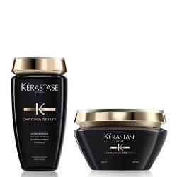 KÉRASTASE 卡诗 黑钻凝时鱼子酱两件套(洗发水250ml+发膜200ml)