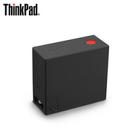 ThinkPad（thinkplus）充电宝移动电源手机智能双模充电宝+充电器二合一 双口快充 商务黑