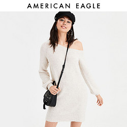 AEO American Eagle女士休闲单肩式连身毛衣裙1399_3069