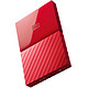 WD 西部数据 My Passport USB3.0 移动硬盘 4TB 中国红