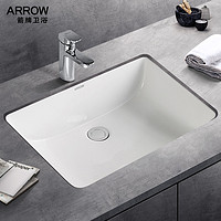 ARROW 箭牌卫浴 AP4008-1 洗脸盆洗手盆方形盆（不含龙头）