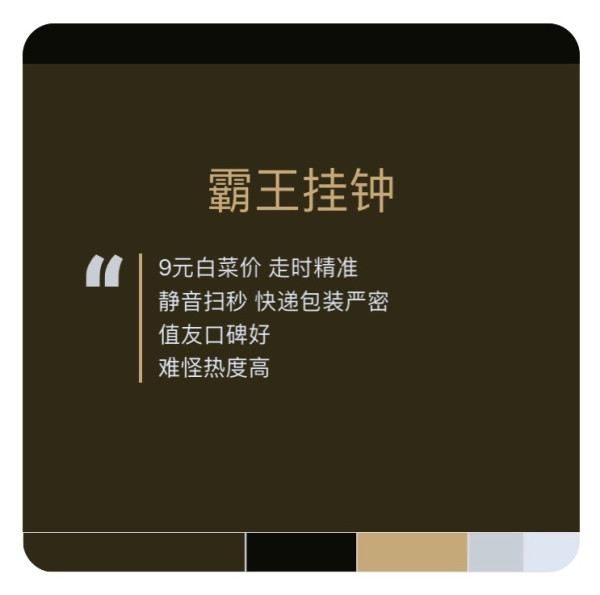 9元的霸王挂表,同事以为我50元买的