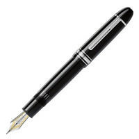 Montblanc 万宝龙 大班系列 P149/U0115064 镀铂金墨水笔  F尖(0.5-0.6mm) (黑色、黑色树脂)