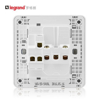 TCL-legrand 罗格朗 逸典 86型五孔带开关双控插座