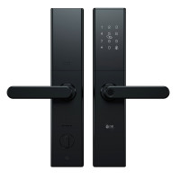 小益 E205 家用智能指纹锁 星空黑/银色