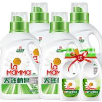 妈妈壹选倍柔皂液1kg*4+妈妈壹选内衣皂液300g*1+卫新柔顺剂50g*4+经典沐浴露80ml+冰爽沐浴露80ml *2件