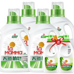 妈妈壹选倍柔皂液1kg*4+妈妈壹选内衣皂液300g*1+卫新柔顺剂50g*4+经典沐浴露80ml+冰爽沐浴露80ml *2件