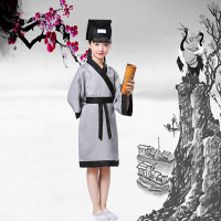 rolian mille 儿童国学服/演出服 100-170cm 送帽子+腰带+纸简
