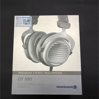 beyerdynamic 拜亚动力 DT990 耳机 (通用、动圈、头戴式、32Ω 、灰色)