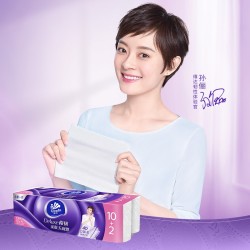 维达 立体美卷纸 棉韧压花 4层120克24卷